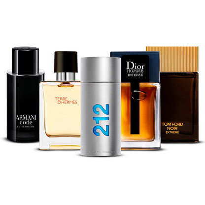 Zestaw 5 Perfum – Armani Code, Invictus, Dior Homme Intense, Bleu de Chanel i Terre d'Hermès [100 ml każdy] (Kopia)