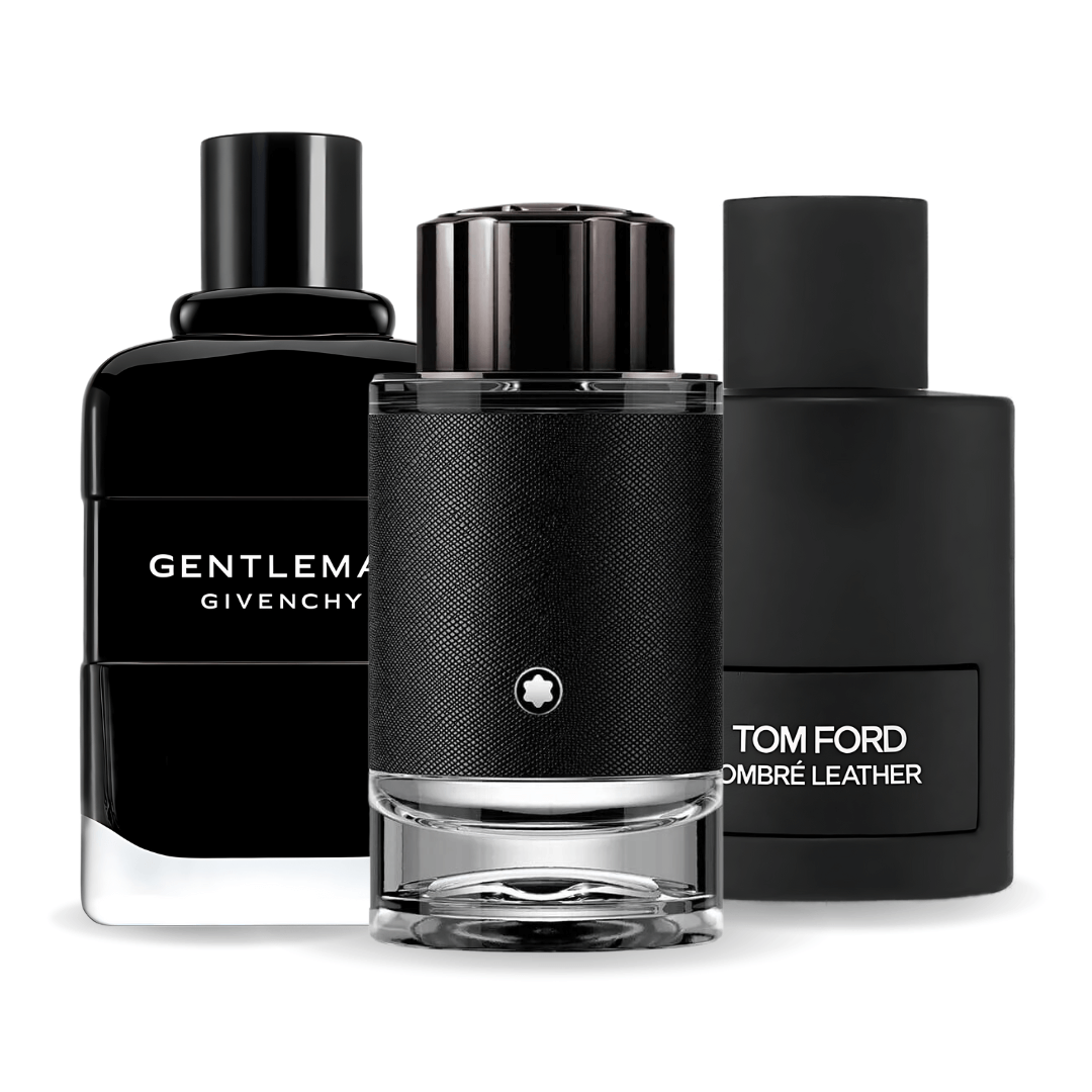 Zestaw 3 perfum Tom Ford Ombre Leather, Givenchy Gentleman, Montblanc Explorer 100ml