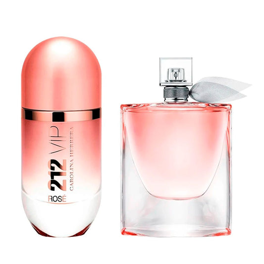 Zestaw Perfum 212 VIP Rosé i La Vie est Belle